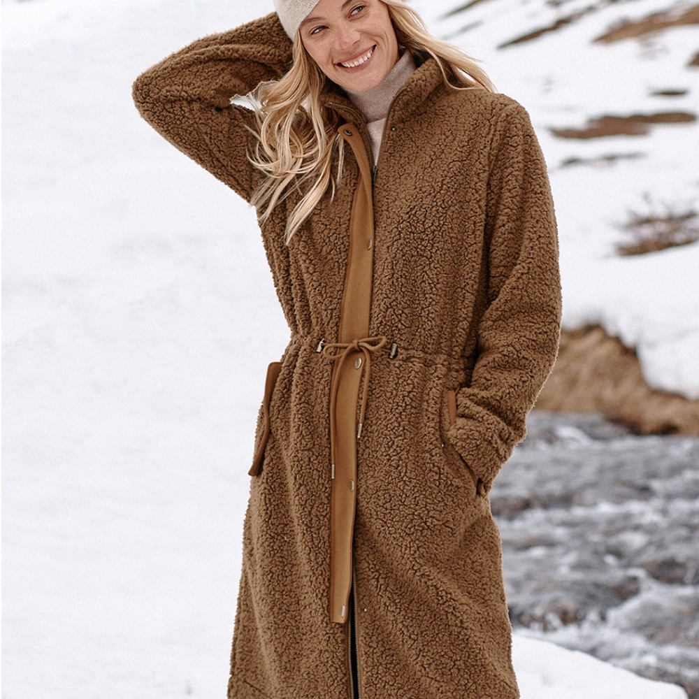Garnet Hill Brown Teddy Jacket